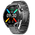 F200 Smart Health Watch ECG Electrocardiogram Blood Sugar Monitoring 1.55 Inch Round Screen, Black Silicone, Black Leather, Black Brown Leather, Black Milan, Black 3-Beads Steel, Black Bamboo, Black Gray Silicone