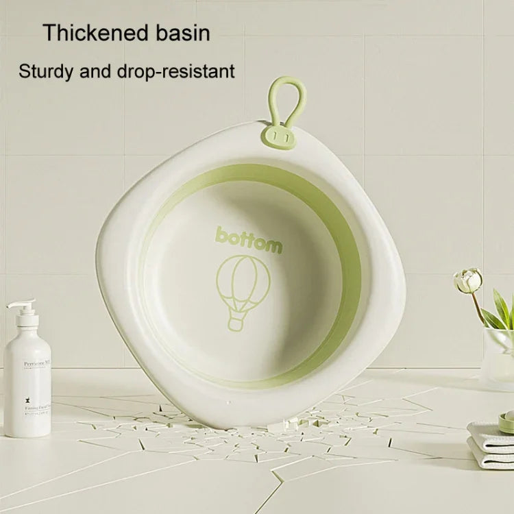 Children Folding Washbasin Newborn Baby Portable Thickened Plastic Wash Basin