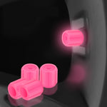 5packs Luminous Car Motorcycle Tire Valves, Green, Yellow, Blue, Pink, Red, Orange