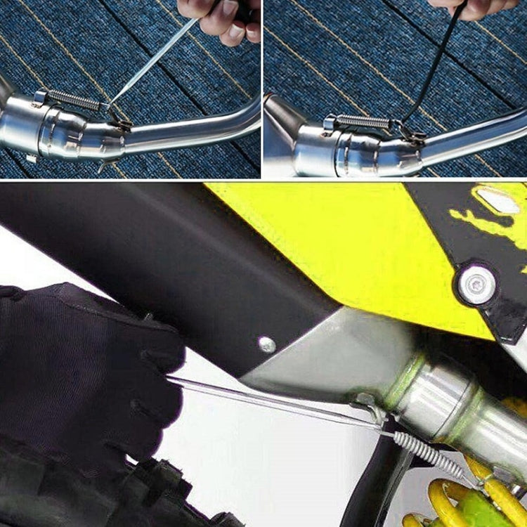Exhaust Pipe Spring Hook Motorcycle Repair Parts, 174MM