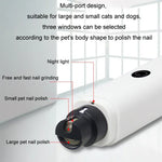 Pet Fully Automatic Nail Grinder With LED Light