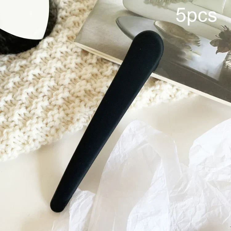 5pcs 7.8cm Duckbill Clip Straight Bangs Clip Simple Personalized Side Clip