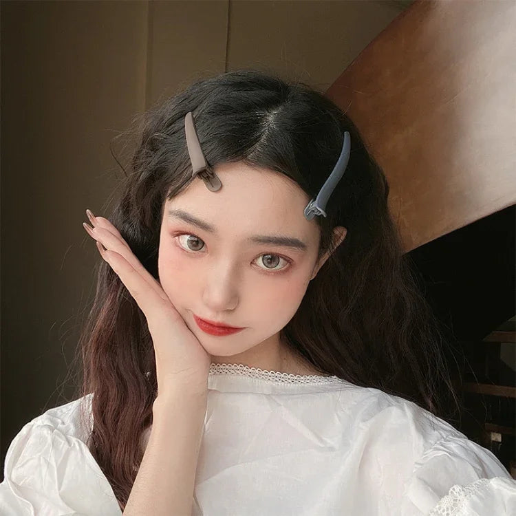 5pcs 7.8cm Duckbill Clip Straight Bangs Clip Simple Personalized Side Clip