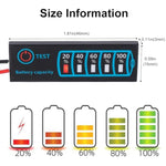 Lead- Acid Lithium Battery Universal LED Voltage And Electricity Display Board, Universal LED