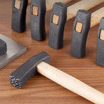 Handmade DIY Square Hammer Gold And Silver Jewelry Texture Hammer, No.1, No.2, No.3, No.4, No.5, No.6, No.7, No.8, No.9, No.10, No.11, No.12, No.13, No.14, No.15