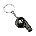 Car Tuning Accessories Turbo Keychain Decorative Pendant, Large Black, Large Gold, Large Bronze, Small Black, Small Gold, Small Green Antique