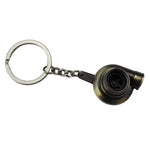 Car Tuning Accessories Turbo Keychain Decorative Pendant, Large Black, Large Gold, Large Bronze, Small Black, Small Gold, Small Green Antique