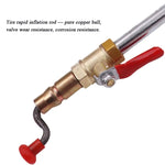 Car Tire Hand-crank Fast Inflation Rod Universal Air Filling Rod, Without Meter, With Meter