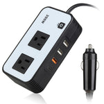 200W Car Inverter Vehicle Plug Power Converter, US Plug