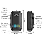 Multifunctional Clip-On Bluetooth Audio Receiver Plug In FM Radio
