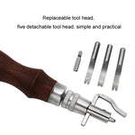 7 In 1 Leather Edge Presser Groove Cutter Edge Trimmer