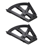 1pair Concealed Shoe Rack Cold Rolled Steel Flap Mounting Fittings, Single Layer Black, Single Layer Gray, Double Layer Black, Double Layer Gray, Three Layer Black, Three Layer Gray