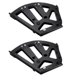 1pair Concealed Shoe Rack Cold Rolled Steel Flap Mounting Fittings, Single Layer Black, Single Layer Gray, Double Layer Black, Double Layer Gray, Three Layer Black, Three Layer Gray