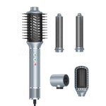 5 in 1 Hot Air Comb Automatic Curling Negative Ion Hair Dryer, Gray EU Plug, Gray UK Plug, Gray US Plug, Blue Gold US Plug, Black Gold EU Plug, Black Gold UK Plug