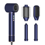 5 in 1 Hot Air Comb Automatic Curling Negative Ion Hair Dryer, Gray EU Plug, Gray UK Plug, Gray US Plug, Blue Gold US Plug, Black Gold EU Plug, Black Gold UK Plug