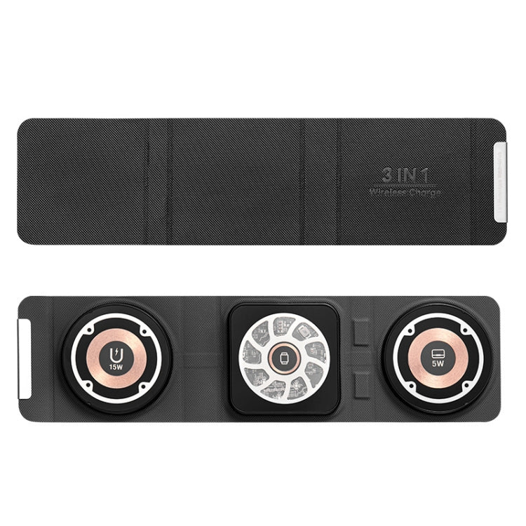 3-In-1 Magsafe Folding Wireless Charger Portable Wireless Fast Charging