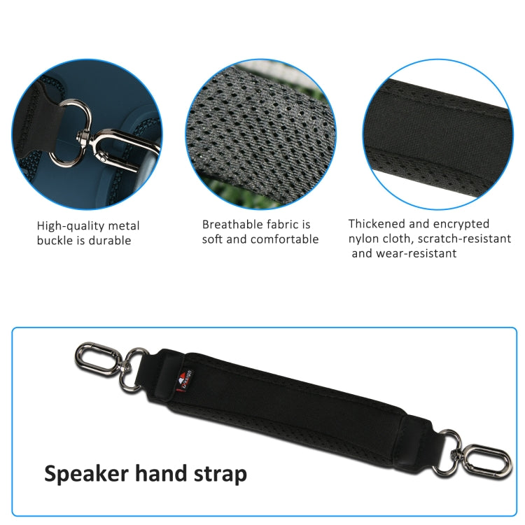 For JBL Xtreme 4 Speaker Silicone Case with Decompression Carrying Strap Portable Protective Shell, With Handle Black, With Handle Blue, With Handle Green