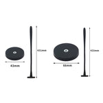 Universal Flexible Magnetic Washing Machine Door Stopper Front Load Washer Door Prop, 43mm Black, 43mm White, 66mm Black, 66mm White