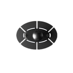 SUV Car Modified Central Control Bracket Base Slider, Paste Rail Base, Screw Rail Base, Paste Elliptical Base, 1 inch Rail Ball Head