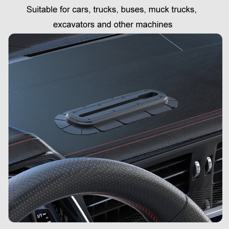 SUV Car Modified Central Control Bracket Base Slider, Paste Rail Base, Screw Rail Base, Paste Elliptical Base, 1 inch Rail Ball Head