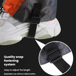 AOTU AT8917 1pair With Reflective Strip Outdoor Mountaineering Hiking Snowproof Footwear Desert Sandproof Shoe Covers