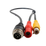 Car Camera Adapter Connector Wire 50cm, 4 Pin Aviation Female To RCA Female DC Male, 4 Pin Aviation Female To RCA Female DC Female, 4 Pin Aviation Female To RCA Male DC Male, 4 Pin Aviation Male To RCA Female DC Male                                    ...