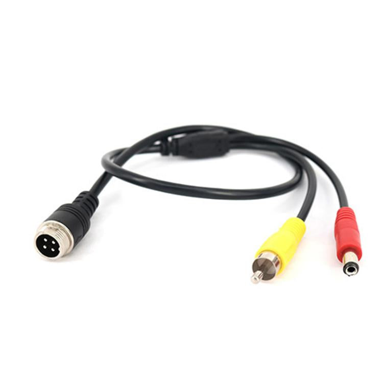 Car Camera Adapter Connector Wire 50cm, 4 Pin Aviation Female To RCA Female DC Male, 4 Pin Aviation Female To RCA Female DC Female, 4 Pin Aviation Female To RCA Male DC Male, 4 Pin Aviation Male To RCA Female DC Male                                    ...