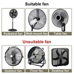 Outdoor Industrial Fan Waterproof and Dustproof Protective Cover, 61 x 19 x 61cm, 78 x 22 x 78cm, 120 x 55 x 120cm