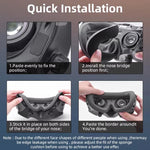 For DJI Avata Goggles 2 BRDRC Flying Glasses Protector Eyecups, For DJI Avata Goggles 2