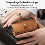 PU Multifunction Jewelry Bag Travel Portable Earrings Rings Necklaces Bracelets Jewelry Storage Bag