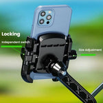 Kewig Motorcycle Bicycle Non-Blocking Mobile Phone Camera Navigation Bracket, M8SP-C1, M8SP-C2, M8SP-C3, M8SP-C4