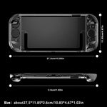 For Nintendo Switch 2 Crystal Shell Case Split Gamepad Transparent Protective Cover