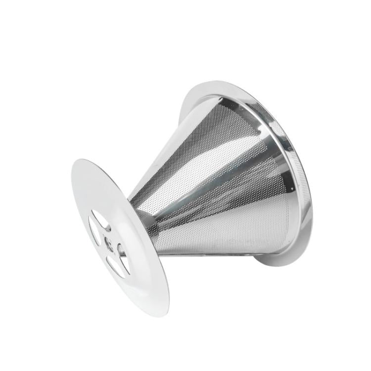 V60 Stainless Steel Coffee Filter with Base for Pour Over Brewing, 1-2 Cups 300-mesh, 1-3 Cups  300-mesh, 1-4 Cups 300-mesh, 1-4 Cups 600-mesh, 1-6 Cups 600-mesh, 1-8 Cups 300-mesh