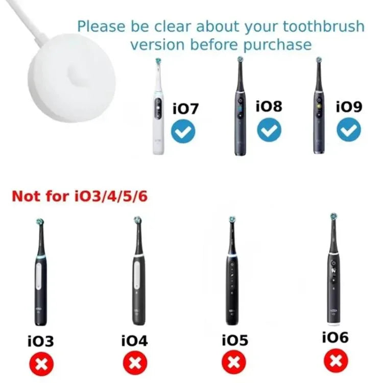 3768 Toothbrush Charger Power Adapter For Oral B IO Series 9/8/7 IO7 IO8 IO9, EU Plug, EU Plug