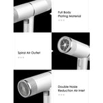 T-Shaped Hair Dryer with Smart Inverter Technology High-Power Blow Dryer for Home & Salon Use, EU Plug, EU Plug With 3 Nozzles, US Plug, US Plug With 3 Nozzles, UK Plug, UK Plug With 3 Nozzles