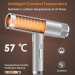 T-Shaped Hair Dryer with Smart Inverter Technology High-Power Blow Dryer for Home & Salon Use, EU Plug, EU Plug With 3 Nozzles, US Plug, US Plug With 3 Nozzles, UK Plug, UK Plug With 3 Nozzles
