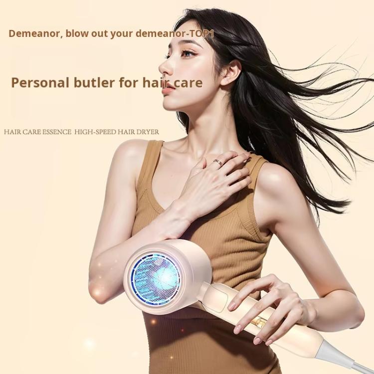 800-1200W High-Speed Hair Dryer with Blue Light Care Foldable & Portable for Travel, US Plug, EU Plug, UK Plug