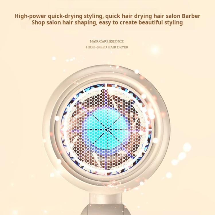 800-1200W High-Speed Hair Dryer with Blue Light Care Foldable & Portable for Travel, US Plug, EU Plug, UK Plug