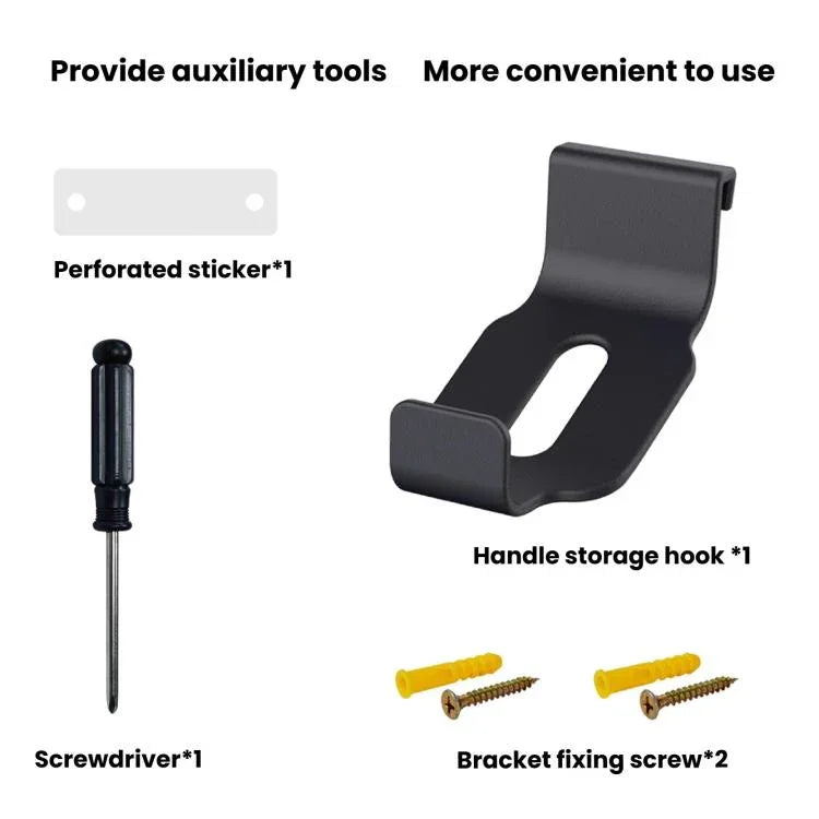 For Nintendo Switch 2 PGTECH GP-369 Game Consol Wall Mount Storage Rack With Handle Storage Hook