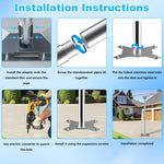 For Starlink V4 / Gen 3 Outdoor Bracket With Ground Plug Adapter, S2041