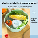 Portable Sterilization Pesticide Residue Removal Fruit Vegetable Cleaning Machine, English