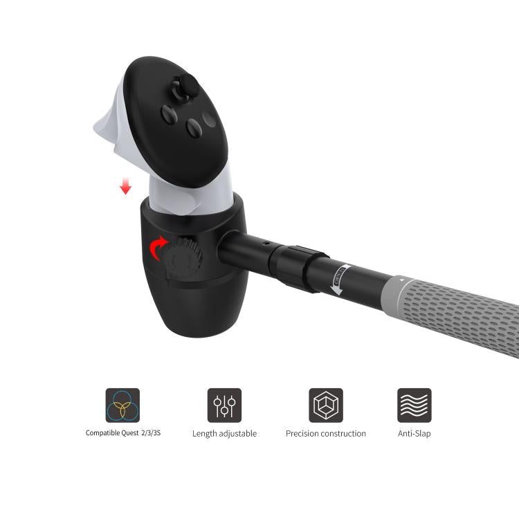For Meta Quest 3S / 3 / 2 DOBE TY-3881 Handle Golf Club Universal Sports Club Grip, TY-3881