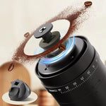 Portable Electric Coffee Grinder with 40 Adjustable Settings Rechargeable USB-C Ceramic Burr Mill