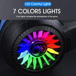 Glowing Headphones Computer Esports Wired Gaming Headset With Microphone, iMICE HD-490 Colorful Light 3.5mm, iMICE HD-490 RGB Light 7.1mm