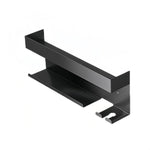 For Dyson Wall-Mounted Curling Iron Hair Dryer Storage Rack, Black Aluminum, Iron