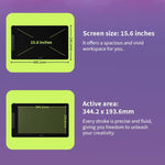 VEIKK VK1600 15.6 Inch Digital Drawing Screen Electronic Drawing Screen Compatible With Mobile Phone