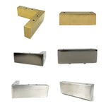 5.5cm Sofa Legs Stainless Steel Heightened Nightstand Support Legs, 7-Shaped Leg (Brushed Gold), 1-Shaped Leg (Brushed Gold), 7-Shaped Leg (Black Titanium), 1-Shaped Leg (Black Titanium), 7-Shaped Leg (Brushed Silver), 1-Shaped Leg (Brushed Silver)