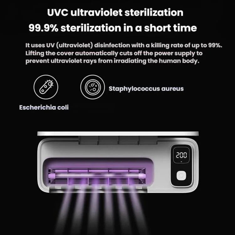 Automatic Drying Electric Toothbrush UV Sanitizer Bathroom Storage Rack