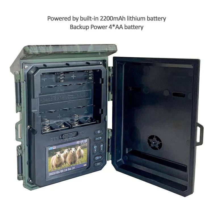 2K 4G Outdoor Hunting Camera With APP Remote Mobile Control, Supports Email / FTP, HC-600Pro