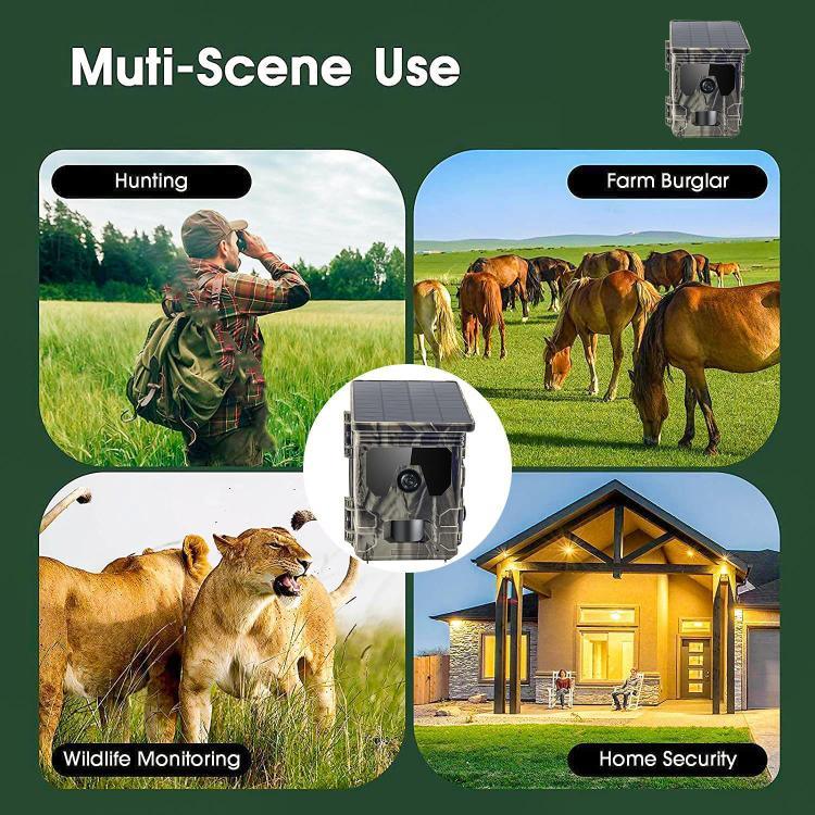 2K 4G Outdoor Hunting Camera With APP Remote Mobile Control, Supports Email / FTP, HC-600Pro